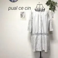 11708 pual ce cin ピュアルセシン レースチュニックブラウス