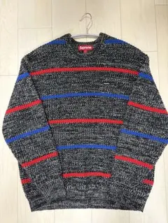 お*椀様 supreme small box waffle sweater L - メルカリ