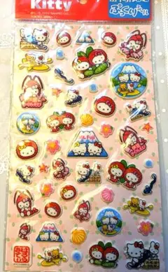 20年位前のハローキティ 立体シールセット