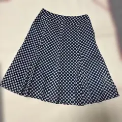 ドット柄　フレアスカート　オンワード樫山のサムネイル