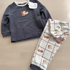 新品未使用　パンどろぼう　キルトパジャマ120 ネイビー　最終値下げです‼️