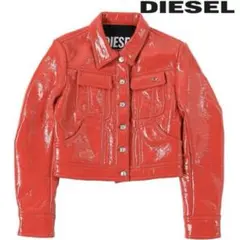 かわ様専用【限定値下げ】【新品】DIESEL レザージャケット 赤