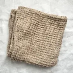 無印良品 ワッフルクッションカバー４３×４3ｃｍ用 ベージュ