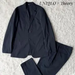 UNIQLO×Theory セットアップスーツ ネイビー 洗濯可 Mサイズ