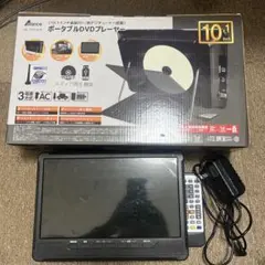 美品】山善 KORS-PTD14C(B) テレビとDVDが楽しめる - メルカリ