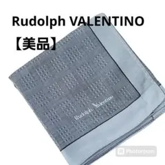 【美品】ルドルフバレンチノ　Rudolph VALENTINO　ハンカチ　グレーのサムネイル
