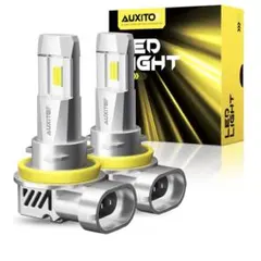 AUXITO H8/H11/H9/H16 LEDヘッドライト6500K 美品のサムネイル