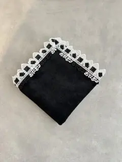 近沢レース　ハンカチ　おにぎり　ブラック　新品　未開封