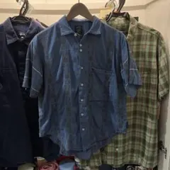激レア】80'SステューシーSTUSSYサーフマンタグ スカル総柄シャツ