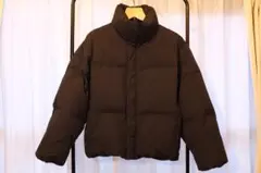 【極美品】UNIQLO U パデッドボリュームジャケット L ブラック