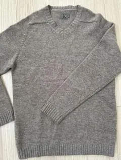 Calvin Klein グレー Vネックセーター L