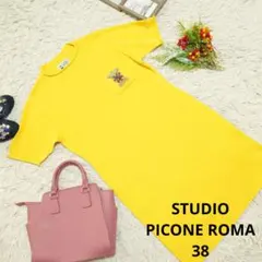 即日発送❗️STUDIO PICONE ROMA 半袖ワンピース グリーン 38 - メルカリ