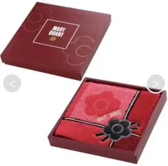 【MARY QUANT】ギフトボックス入り花柄タオルハンカチ