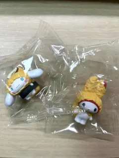 サンリオ　カプセルトイ　天麩羅　シナモン　マイメロディ