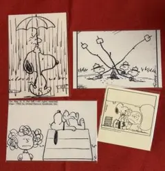 スヌーピーミュージアム ポストカード 限定バレンタインカード