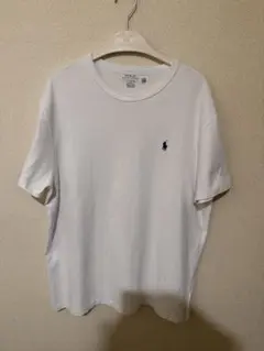 ralph lauren ヘビーウェイトTシャツ 白 Lサイズ ラルフローレン