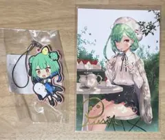 翡翠　ホロライブ　潤羽るしあ　直筆　誕生日　2021 翡翠 ホロライブ 潤羽るしあ 誕生日記念2021 複製サイン&直筆