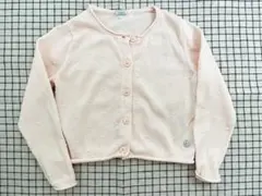 Petit bateau ◆ピンクドットカーディガン 104cm