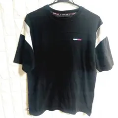 TOMMY JEANS (トミー ジーンズ) クルーネック　ブラック　S　㉝のサムネイル