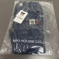 DOUBLE.B ダークブルーデニムパンツ 90サイズ