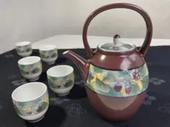 乃りたけ　酒器セット　6点　四季彩尽　徳利　盃　お猪口