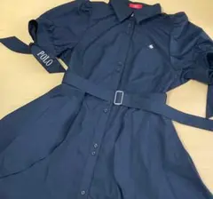 ダズリン　【POLO BCS コラボ】ヘムレイヤードシャツワンピース