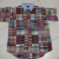 Ralph　Lauren　 チェック柄 半袖シャツ サイズ120cm