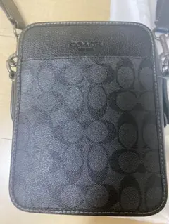 COACH シグネチャー ショルダーバッグ ブラック　袋付き