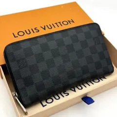 【極上美品】ルイヴィトン ダミエグラフィット 長財布 ジッピーオーガナイザー