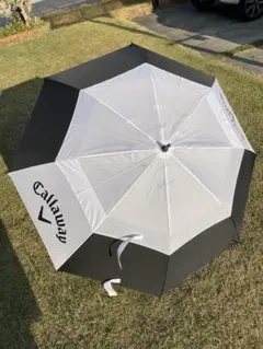 新品未使用品　キャロウェイ 傘 アンブレラ 日傘 雨傘 特大JP傘 軽量ゴルフ白のサムネイル