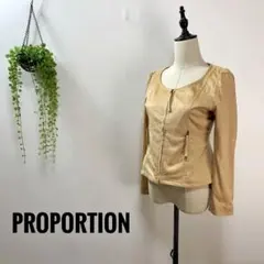 B72 PROPORTION ブラウス ジップアップ 長袖 無地