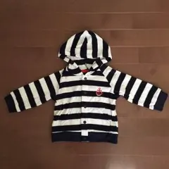 新品未使用 コムサイズム パイル地パーカー