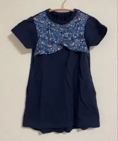 シップス　ワンピース　100 ネイビー　美品のサムネイル