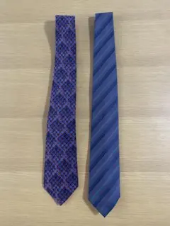 Yves Saint Laurent シルク ネクタイ 2本セット