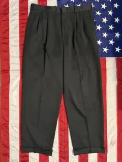 90s~ PERRY ELLIS ヴィンテージ スラックス ブラック