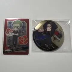 ツイステッドワンダーランド　トレイ・クローバー　カード・缶バッチ