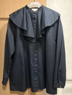 UNITED ARROWS フリルカラー 長袖ブラウスのサムネイル
