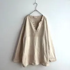 4289 NATURAL SPIRITS カットソー　長袖　４Ｌ　大きいサイズ