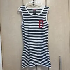 DOUBLE STANDARD CLOTHING ボーダー　ミニワンピース