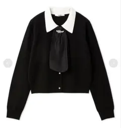 ♡SNIDEL♡タイ付きビジューカーディガン