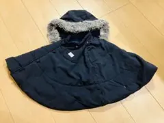 フード付きネイビーアウター 90センチ