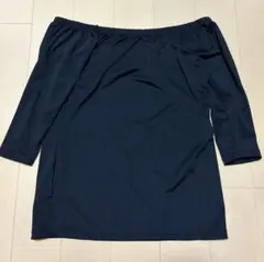 【眞白ありすコラボ】しまむら レディース オフショルダー8分袖インナー