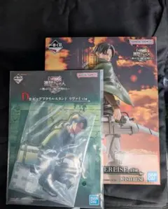 進撃の巨人 一番くじ リヴァイ フィギュア アクリルスタンド