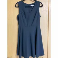 バナナリパブリック フレアワンピース 黒 ブラック