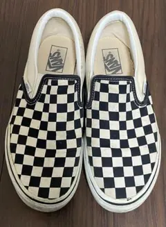 VANS バンズ スリッポン チェッカーフラッグ 27cm