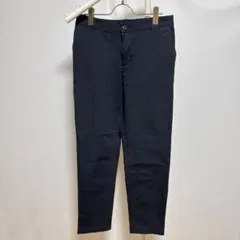 無印良品 テーパードパンツ L ストレッチ 紺のサムネイル