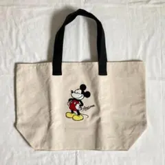 Mickey Mouse 刺繍 キャンバストートバッグのサムネイル