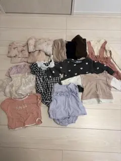 ベビー服　女の子　70〜80 まとめ売り　おまけでハーネス付き