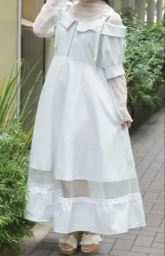 【かふ様専用】axes femme オフショル風ストライプワンピース