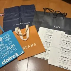 ショップ袋7点セット